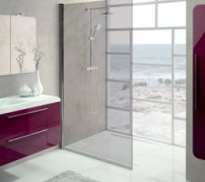 Choix possible de ce meuble de salle de bain modèle Iglos de chez Aquarine