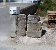 Mur de clôture découpé