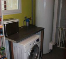 Plan de travail cellier