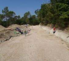 Route et VRD pour les 5 terrains