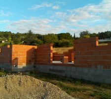 - Elevation murs facade Nord