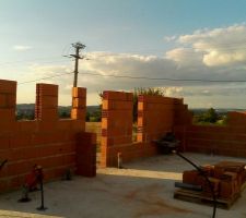 - Elevation murs Ouest