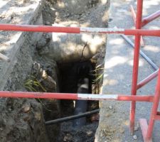 Les travaux dans la voirie pour les eaux usées