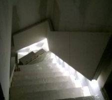 Montée d'escalier