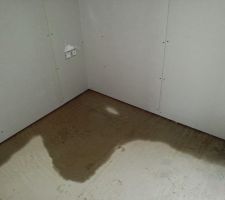 Infiltrations constat&eacute;es lorsque les descentes de goutti&egrave;re n'avaient pas &eacute;t&eacute; fix&eacute;es (alors que demand&eacute;es par le maitre d'oeuvre).