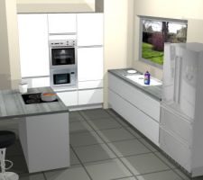 Plan 3d de notre cuisine