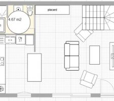 Plan salle de bain modifié