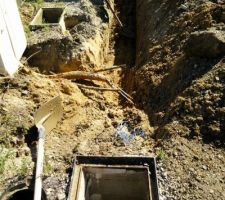 Les d&eacute;gat du premier coup de pelle !