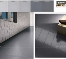 Les 5 nuances de gris de la gamme ICON de Leonardo Ceramica