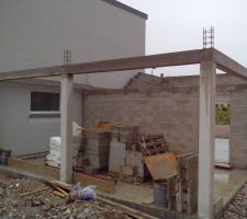 Poutres et poteaux finis...