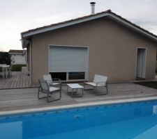 Après travaux  d ouverture baie vitrée et porte de service
