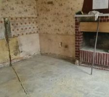 1er week-end de travaux : Démolition dalle béton