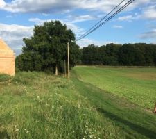 Le fameux poteau de Orange qui se trouvait dans notre terrain a enfin ete deplac&eacute; (non sans mal) faut dire que les menaces de porter plainte les ont fait bouger bien plus vite j'aurai dut en venir la des le debut sa aurait evit&eacute; les 5 mois de prise de tete :-/