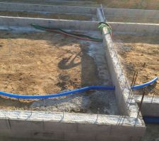 Mise en place des tuyaux