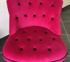 Fauteuil Lady Rose style Cabaret