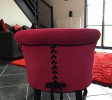 Fauteuil Lady Rose style Cabaret