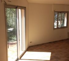 Vue du salon avant travaux