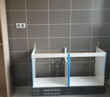 Extrémité gauche du Meuble à 150cm du mur
