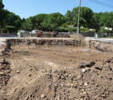 Réalisation de la plateforme 12 x 12m