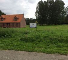 Permis de construire déposé sur le terrain