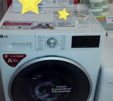 Machine à laver  40% économie  sur l'eau