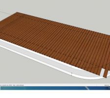 Plan ossature de terrasse