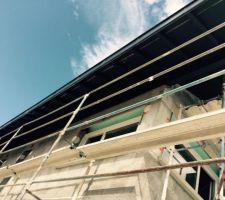 Peinture des sous-toits RAL 7016
