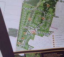 Plan du projet la ZAC les trois noyers rubelles