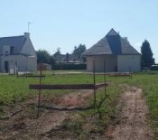 Implantation de la maison avec les chaises