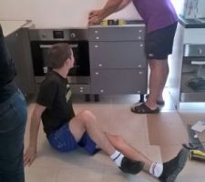 Montage en cours le niveau est de sortie !