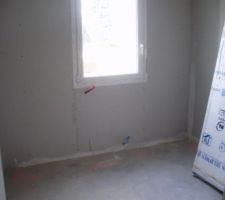 Placo d'une des chambres