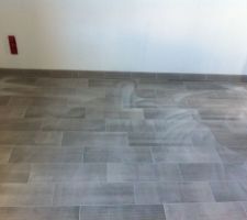Carrelage chambres - Joint gris clair