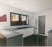 Implantation définitive de la cuisine