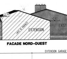 Garage Façade Nord Ouest