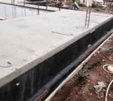 Imperm&eacute;abilisation du VS et drain autour de la maison