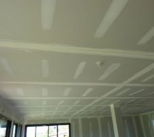 Pose de calicot et enduit