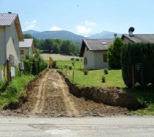 Création de l accés a la parcelle
