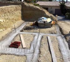 Début de chantier avec l'équipe de Renaud