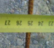 Épaisseur TS utilisé pour la dalle du Plancher bas du RDC, ça ne dépasse guère 5mm