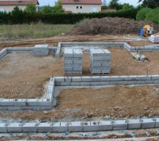 Mur de soubassement, 2ème rang !