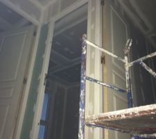 Bandes placo étage