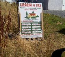 Pose du permis de construire