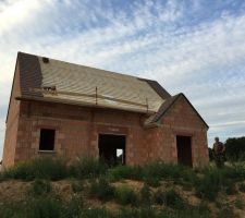 Facade arriere, couverture en cours