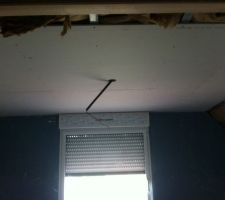 Plafond chambre 1 étage