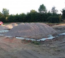Livraison des cailloux pour le hérisson