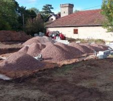 Elevation du soubassement