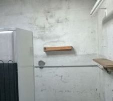Photo du mur avec l'ipn en haut et la fissure en bas