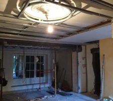 Doublure plafond salon/salle à manger