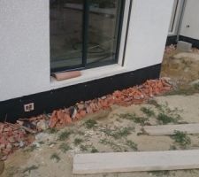 Mise en place du drain