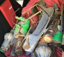 19/09/15 : nettoyage terrain et drainage du VS